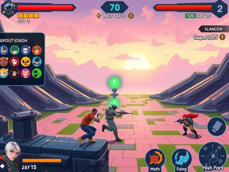 Colorful Combat strategy map showing optimal positioning