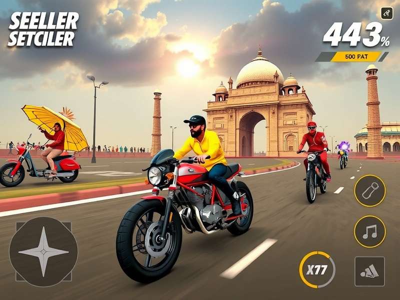 Indian landmark in Ganges Glory Speedster