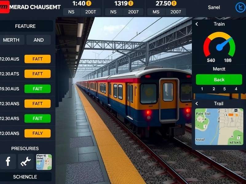 Mumbai Metro Mayhem gameplay screenshot showing train management