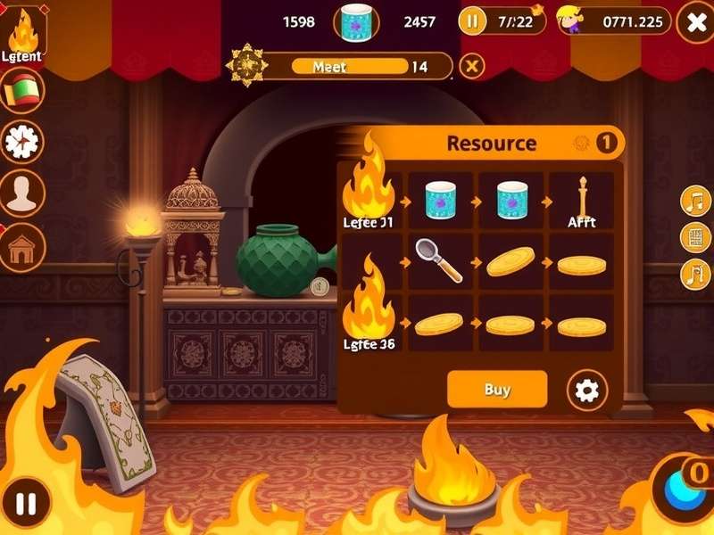 Guru S Guidance strategy interface showing resource management