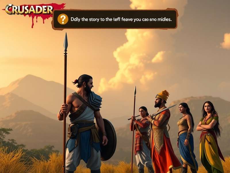 Konkan Crusader character lineup showing main protagonist and supporting cast