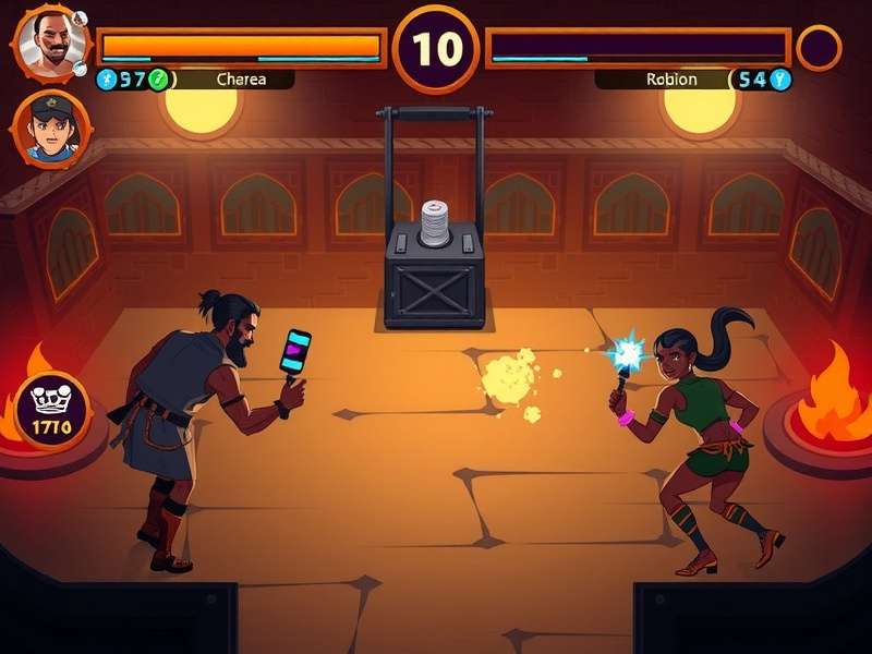 Bhima Brawl gameplay screenshot showing character battles