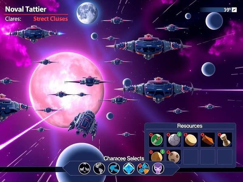 Nova Frontier Battle resource management interface