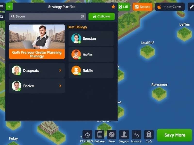 Biz Builder Pro Game Interface