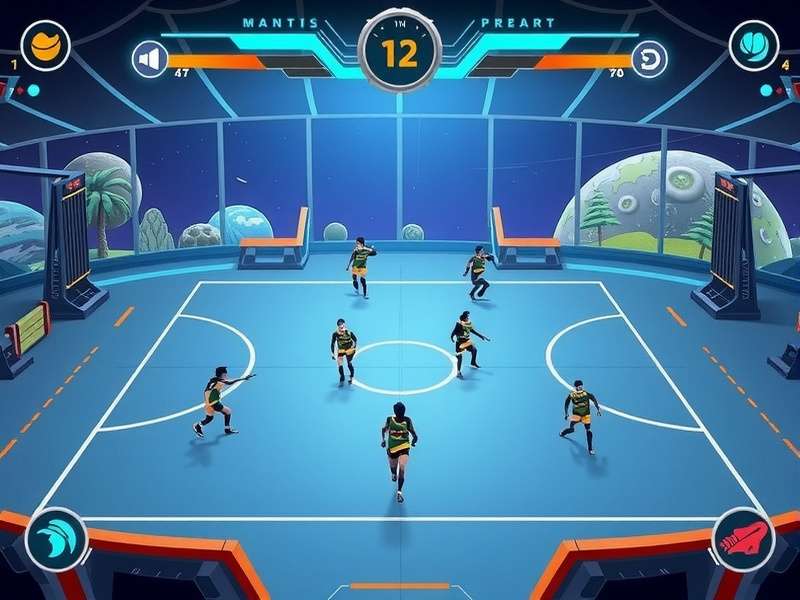 Diagram showing different planetary environments in Planetary Handball Aces