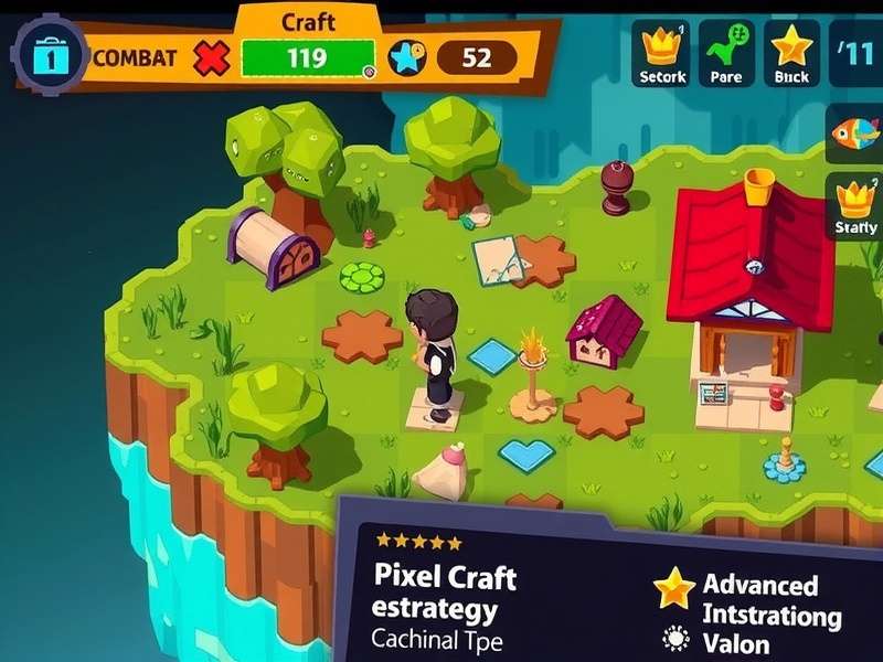 Advanced strategy illustration for Pixel Craft Journey
