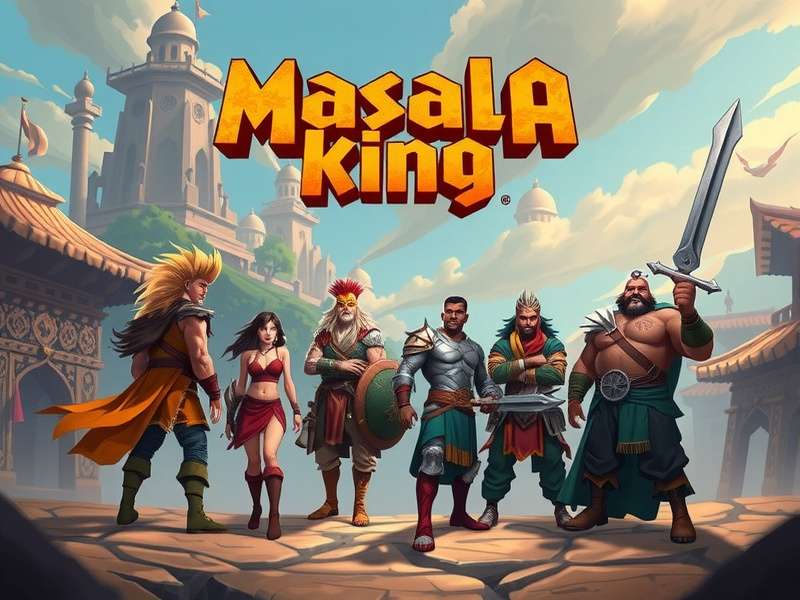 Masala Warrior King game overview showing characters and environments