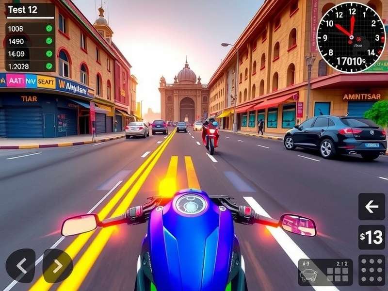 Punjab Street Racer location showing Amritsar streets