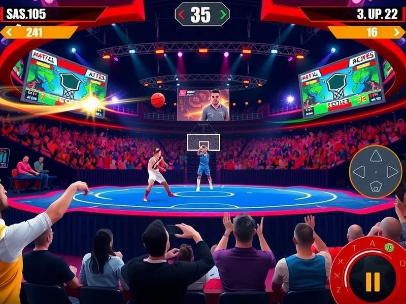 Rapid Scorers tournament stage with enthusiastic audience