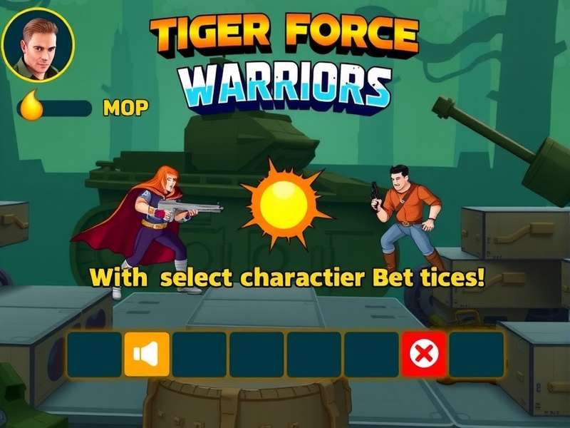 Tiger Force Warriors character selection screen