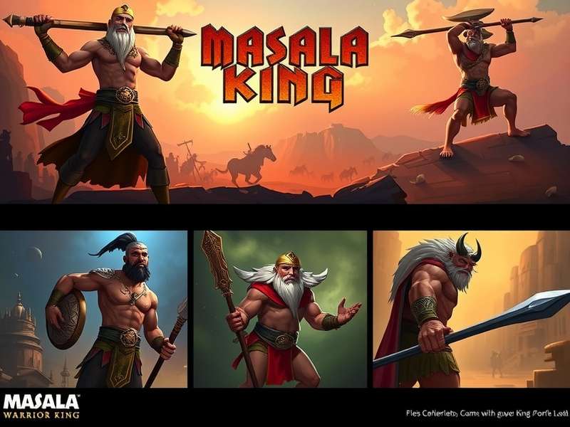 Story scene from Masala Warrior King showing dramatic narrative moment