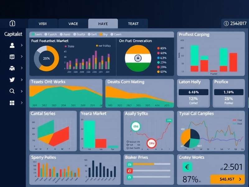 Indian Capitalist gameplay screenshot showing business dashboard