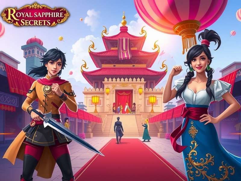 Royal Sapphire Secrets combat and exploration gameplay