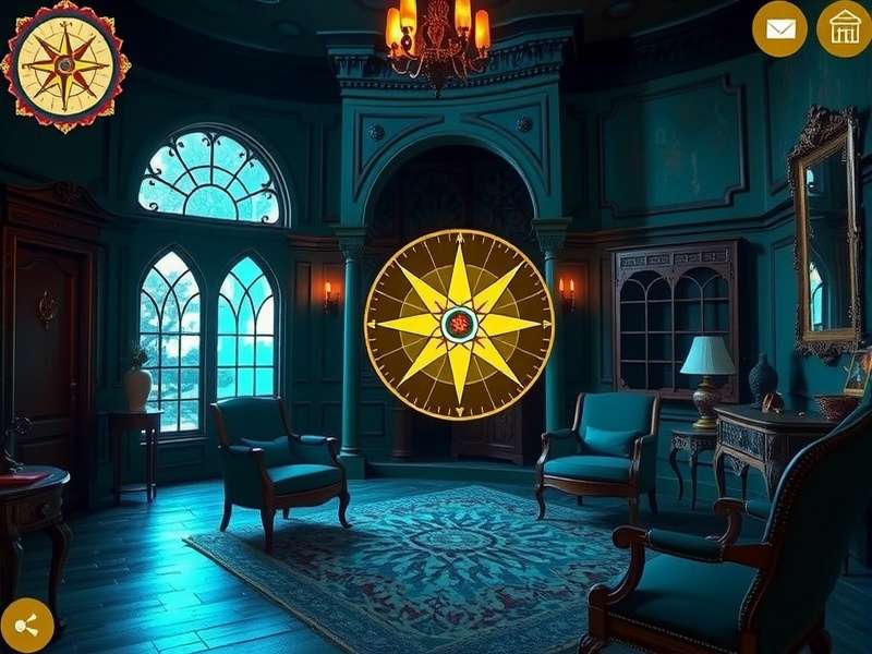 Vastu Creepy Villa puzzle solving interface showing Vastu principles