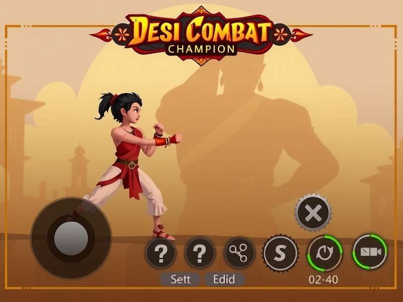 Desi Combat Champion character selection screen
