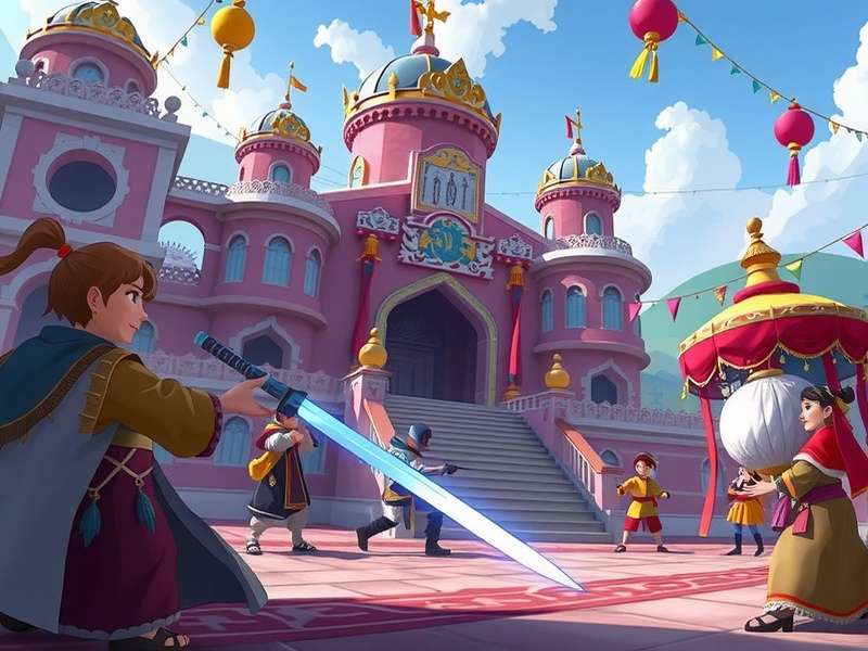 Royal Sapphire Secrets gameplay showing royal palace and characters