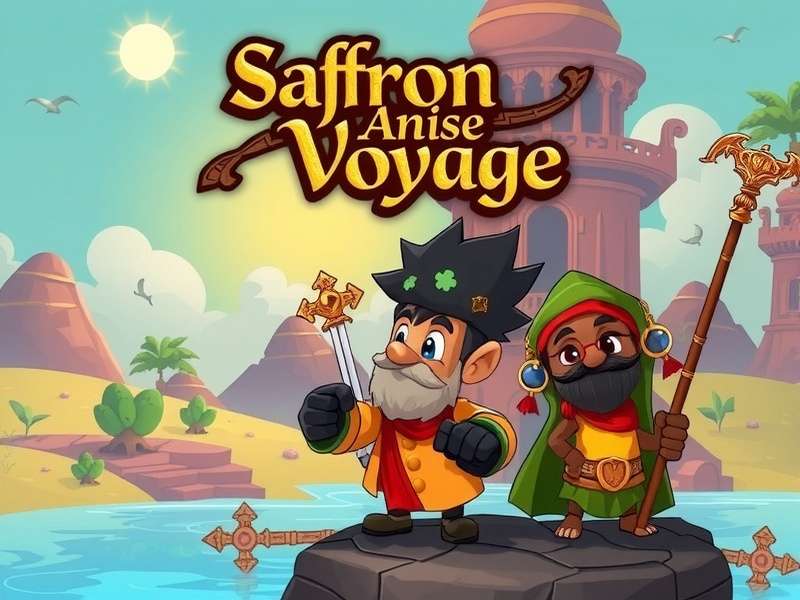 Saffron Anise Voyage gameplay screenshot showing puzzle mechanics