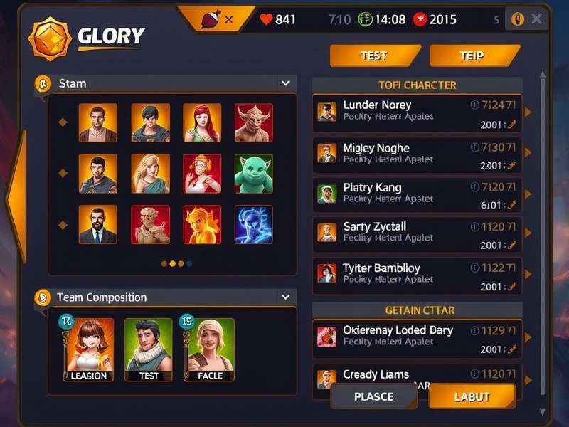 Glory Nutmeg Titan team composition strategy chart