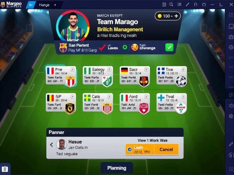 Margao Brilliant Blazers strategy planning interface