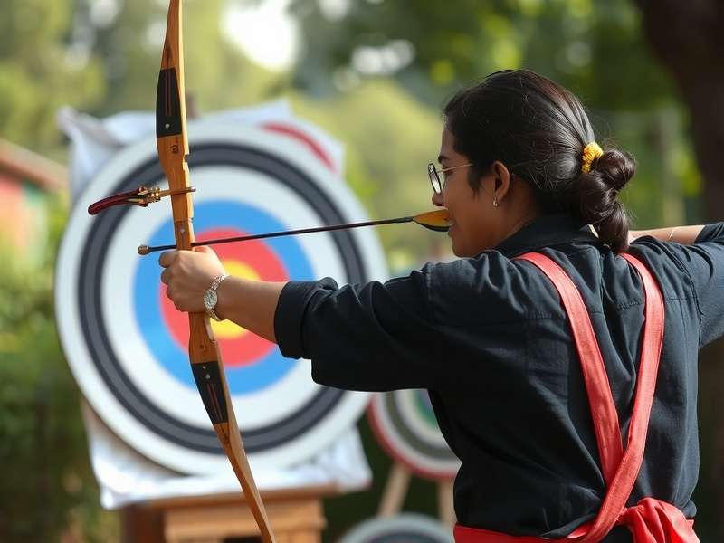 Goa Archery Ace target with traditional design