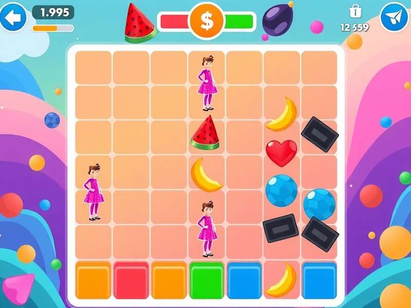 Palette Pace Pro gameplay screenshot showing colorful interface