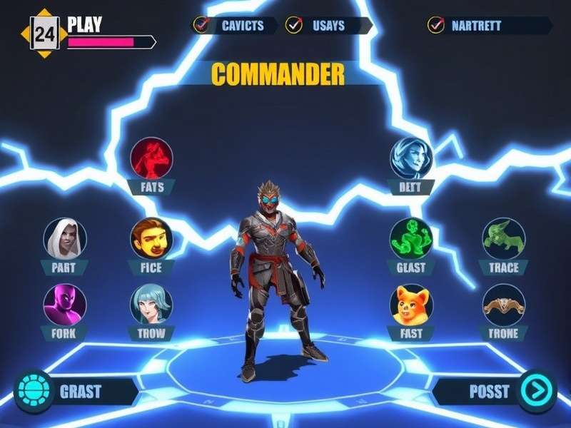 Electric Fury Commander gameplay screenshot showing character abilities