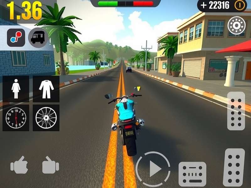 Dash In Goa gameplay screenshot showing racing through Goan streets