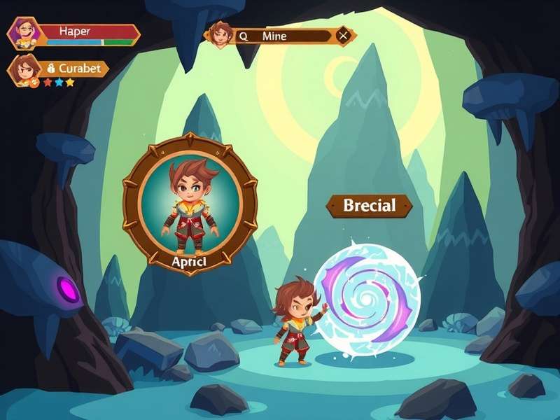 Character selection screen in Pishachini S Mystic Journey