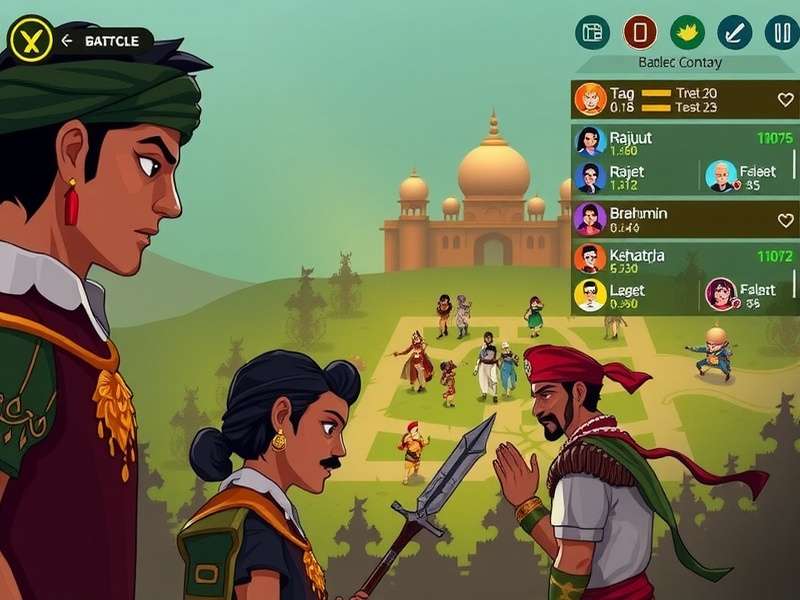 Sage Realm Dominator character classes showcase with Rajput, Brahmin and Kshatriya representatives