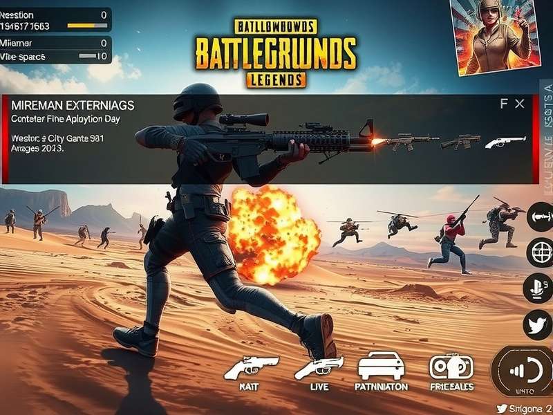 PUBG War Legends weapon customization and attachments