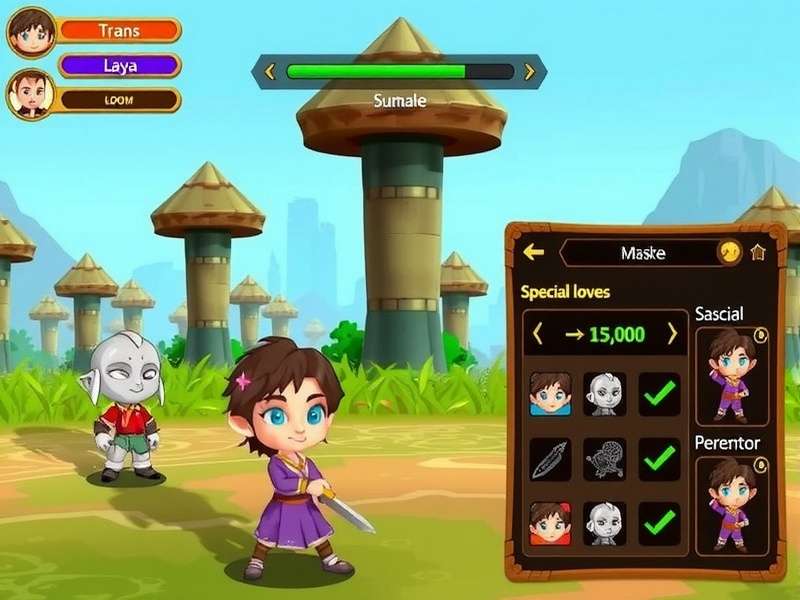 Laya Royal Adventure character customization screen