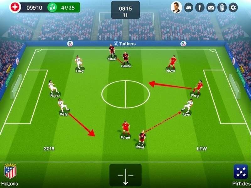 Goa Midfield Genius 15 gameplay screenshot showing strategic formation