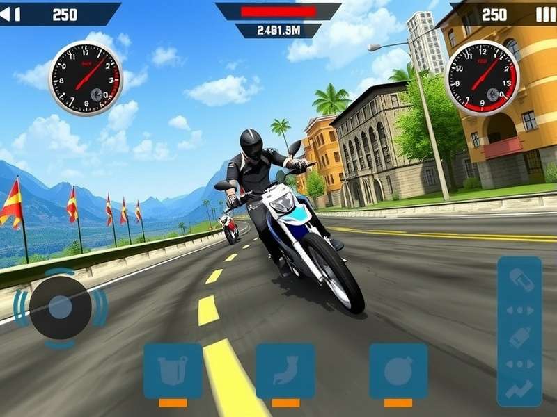 Turbo Rider Supreme mountain track with scenic views