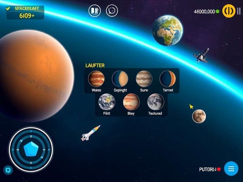 Cosmic Dash Explorer gameplay screenshot showing space exploration