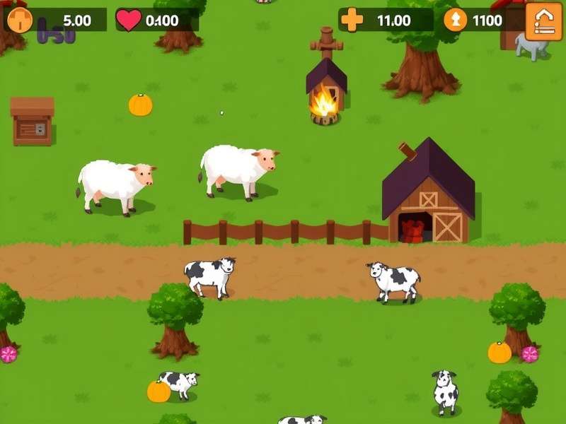 Pixel Farm Adventure Livestock Management
