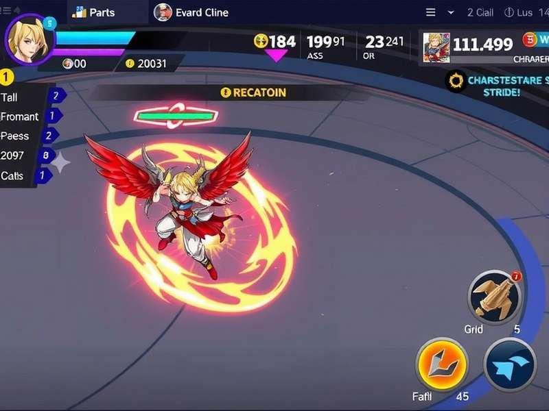 Champion S Stride character progression interface