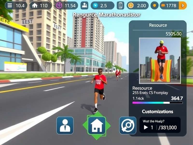 Bangalore Marathon Maestro character customization screen