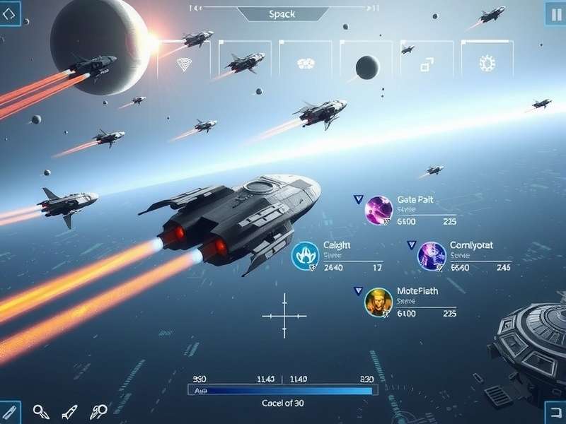 Galaxy Raider Elite spaceship customization screen