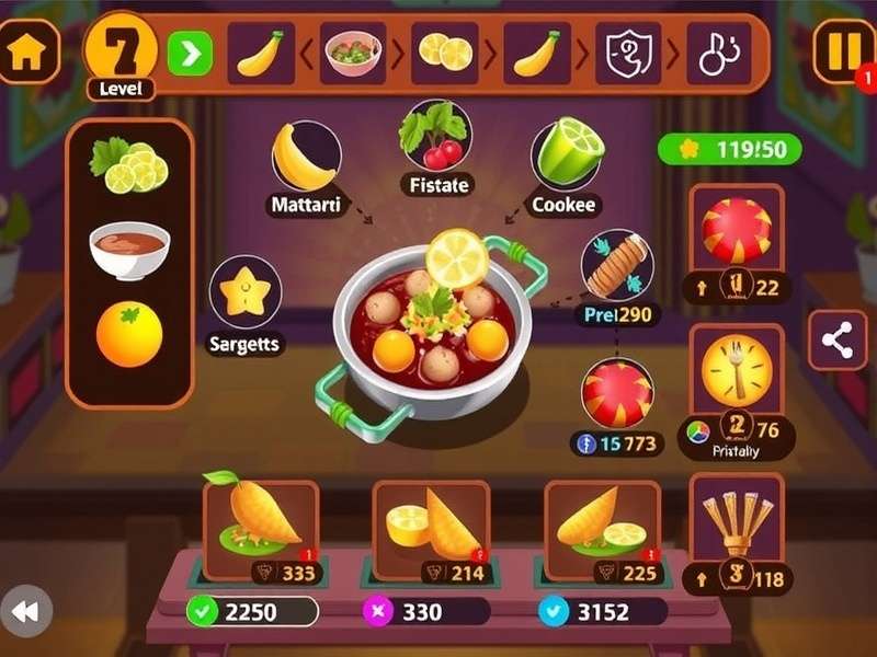 Biryani Sprint Master feature showcase with multiple gameplay elements