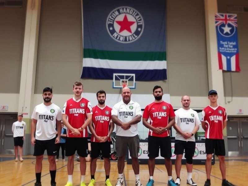 First season of Titans Handball Elite opening ceremony