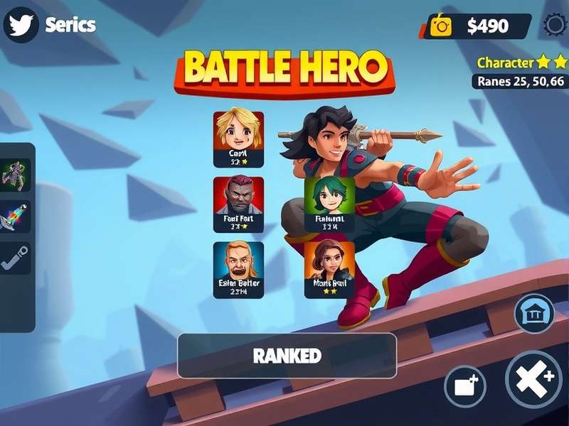 Battle Hero ranked match gameplay