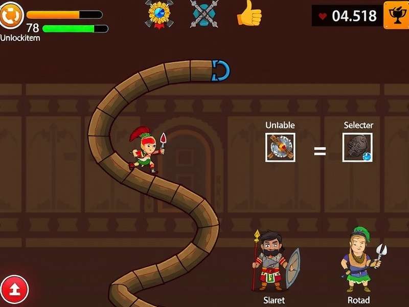 India Helix Rush Gladiator gameplay screenshot showing character navigating helix structure