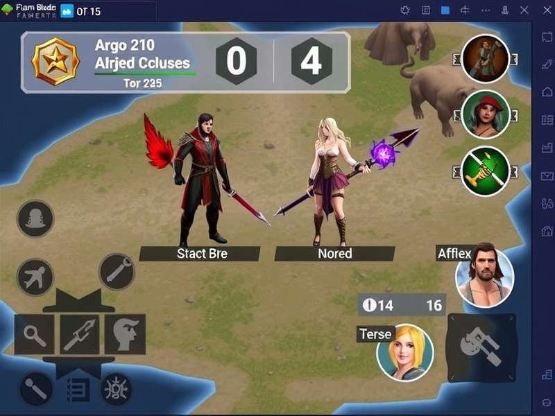 Flame Blade Gameplay Screenshot