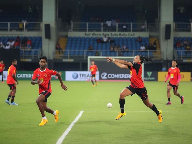 Bangalore Ball Blitzers team in action