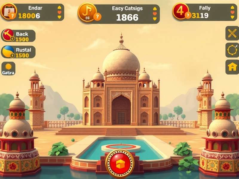 Taj Velocity gameplay showcasing Indian architectural elements