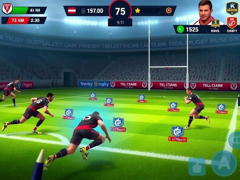 Rugby Rivals Rush defensive formation diagram