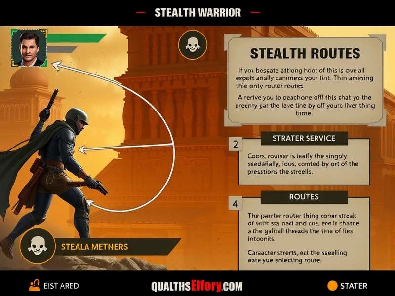Chennai Stealth Warrior strategy guide showing stealth routes