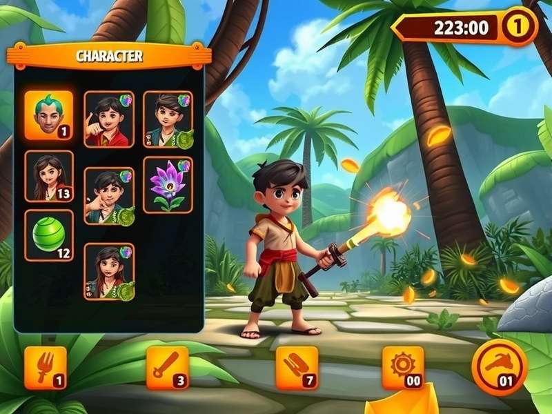 Goa Heroes Journey character customization screen showing diverse options