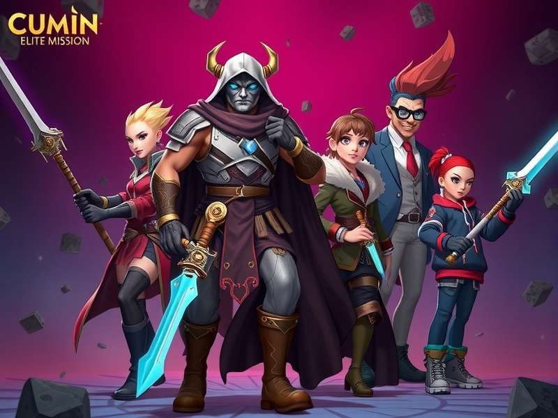 Cumin Elite Mission character lineup showing diverse protagonists
