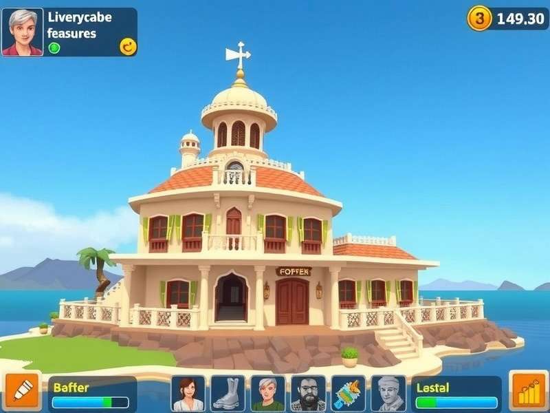 Luxury Villa Craft resource management interface